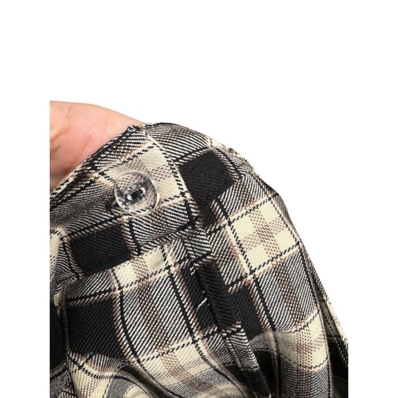 Jolt Plaid Wrap Button Pleated‎ Skirt Women’s Size Large NWT - Picture 12 of 16